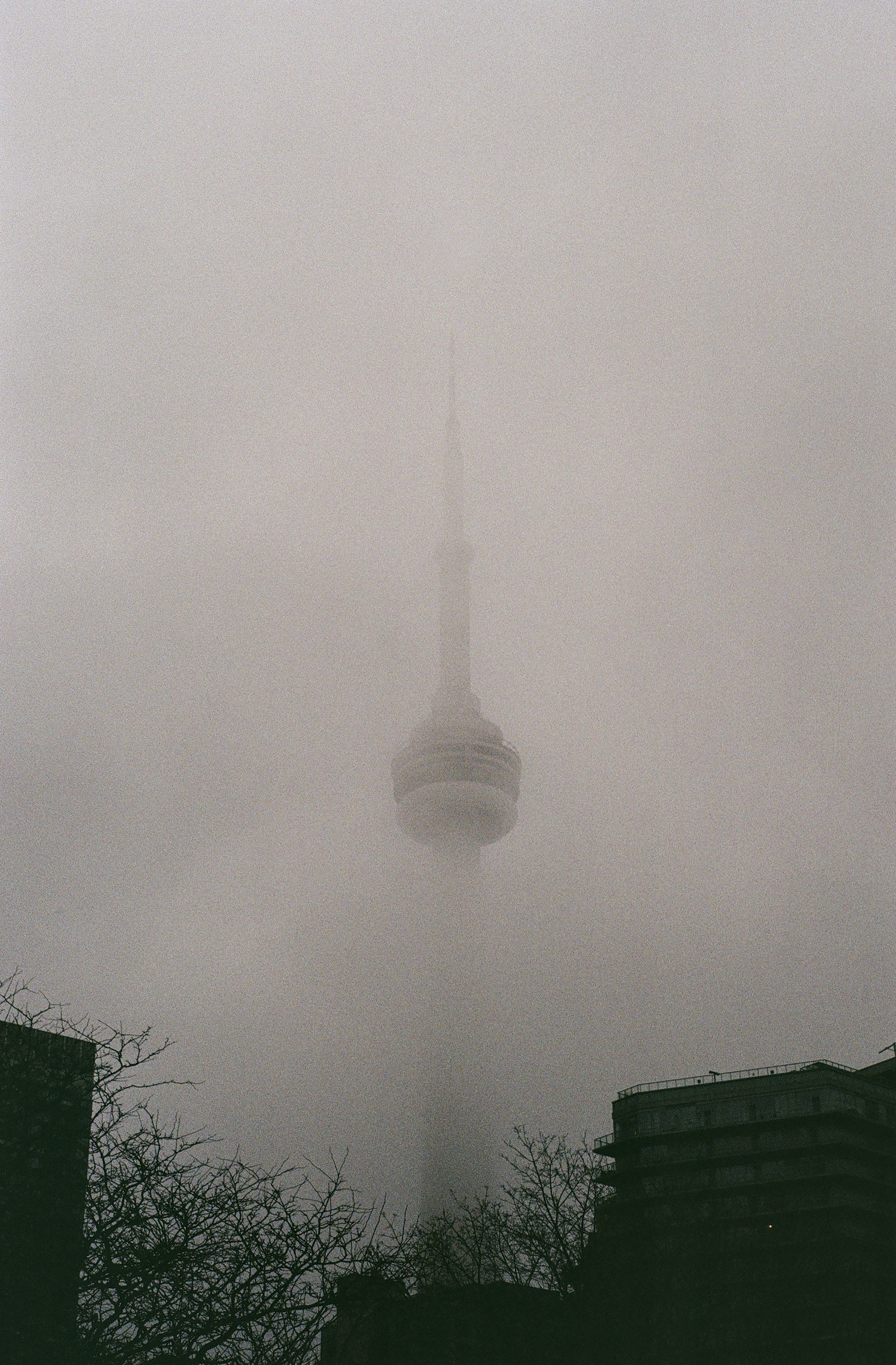 CN Tower in the fog