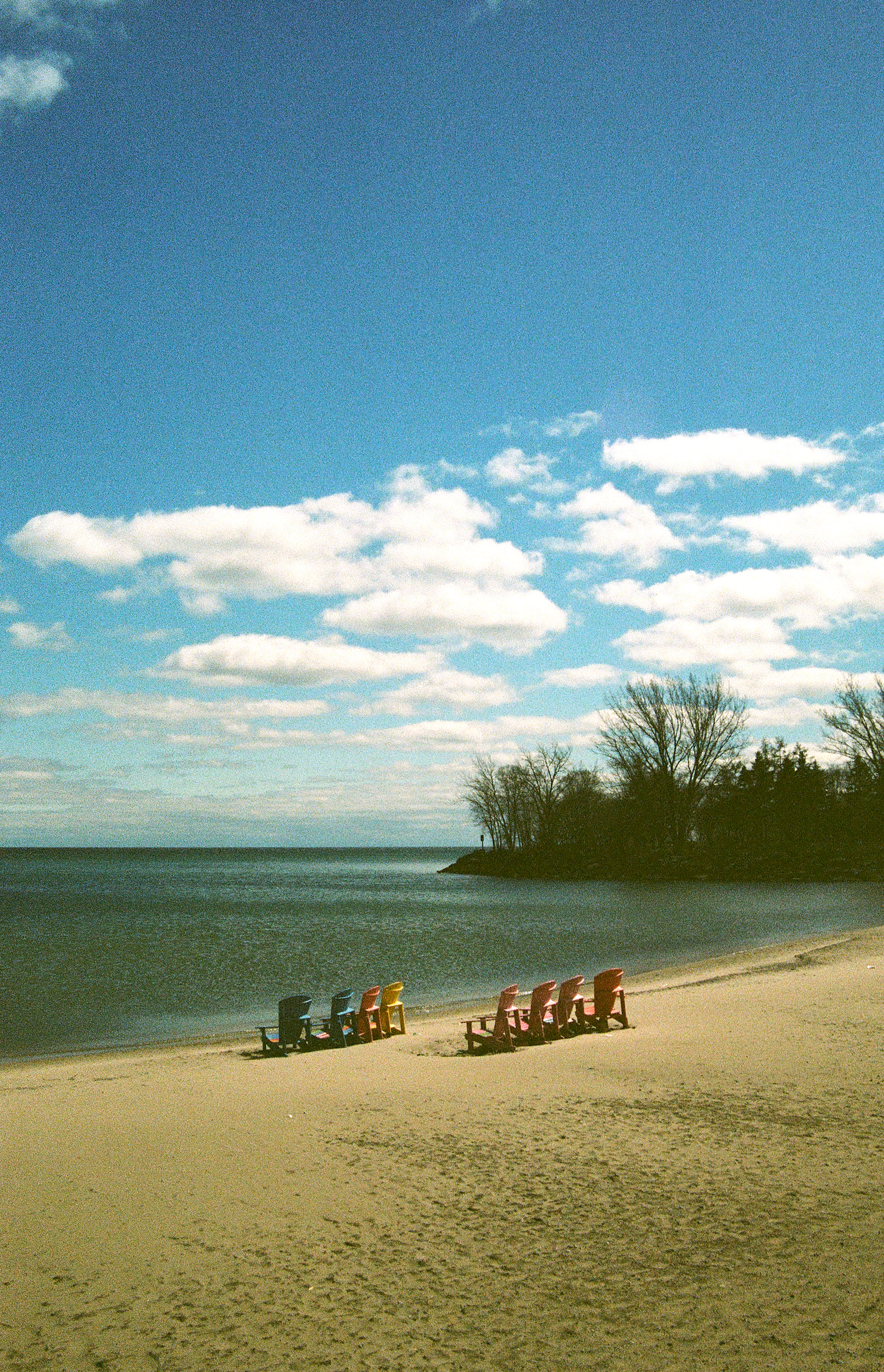 Chairs on the beaches